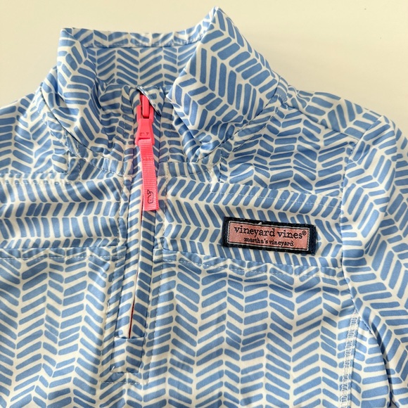 Vineyard Vines Chevron Two-Piece Swim Rashguard and Bottom Size 2T - Picture 7 of 12